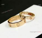 New Replica Cartier Rose Gold Rings - Narrow or Wide Ring